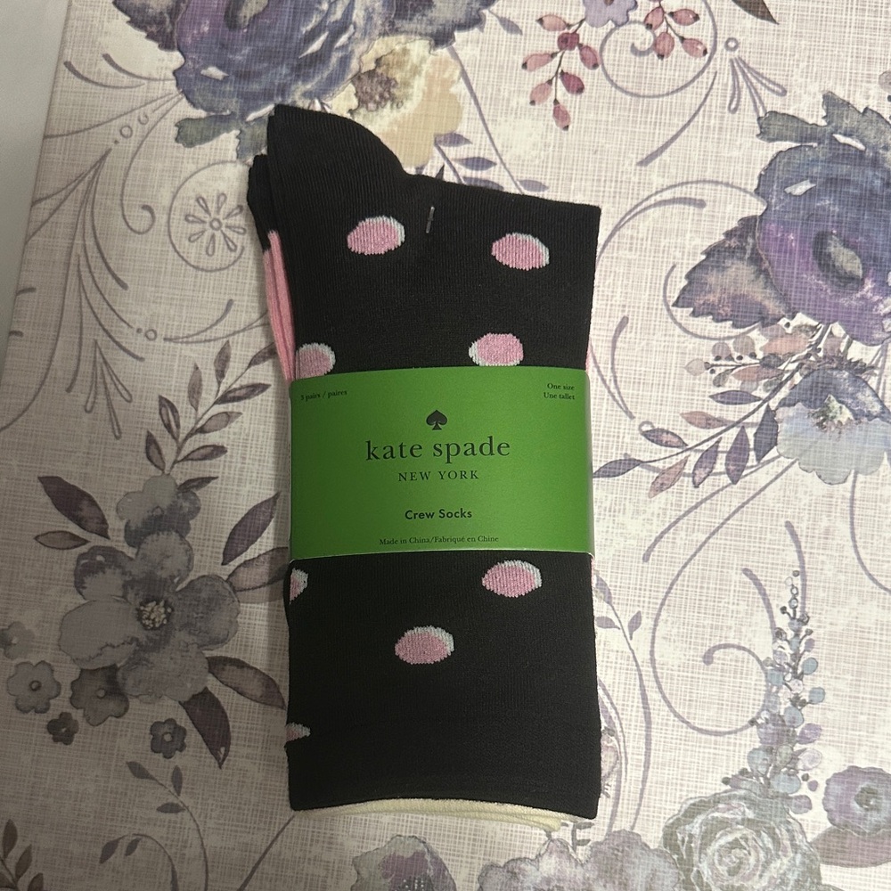 Nwt Kate spade crew socks set